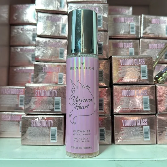 🎉HOST PICK!🎉 New Revolution Unicorn Heart Shimmer Glow Mist with Vitamin E - Picture 3 of 3
